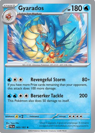 Gyarados (043/193) [Scarlet & Violet: Paldea Evolved] Reverse Holofoil