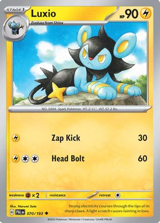 Luxio (070/193) [Scarlet & Violet: Paldea Evolved] Reverse Holofoil