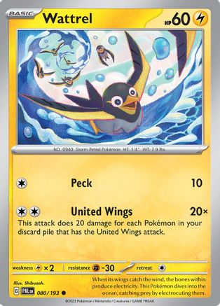Wattrel (080/193) [Scarlet & Violet: Paldea Evolved] Reverse Holofoil