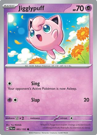 Jigglypuff (083/193) [Scarlet & Violet: Paldea Evolved] Reverse Holofoil