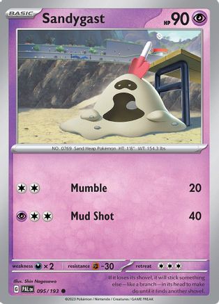 Sandygast (095/193) [Scarlet & Violet: Paldea Evolved] Reverse Holofoil