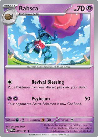 Rabsca (099/193) [Scarlet & Violet: Paldea Evolved] Reverse Holofoil