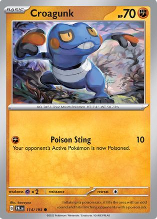 Croagunk (114/193) [Scarlet & Violet: Paldea Evolved] Reverse Holofoil