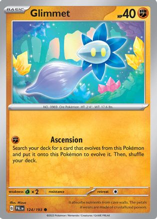 Glimmet (124/193) [Scarlet & Violet: Paldea Evolved] Reverse Holofoil
