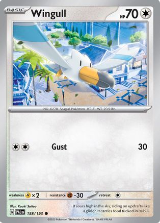 Wingull (158/193) [Scarlet & Violet: Paldea Evolved] Reverse Holofoil