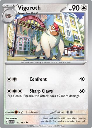 Vigoroth (161/193) [Scarlet & Violet: Paldea Evolved] Reverse Holofoil