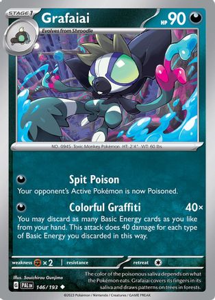Grafaiai (146/193) [Scarlet & Violet: Paldea Evolved] Reverse Holofoil