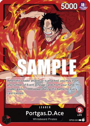Portgas.D.Ace (OP03-001) - [Pillars of Strength]