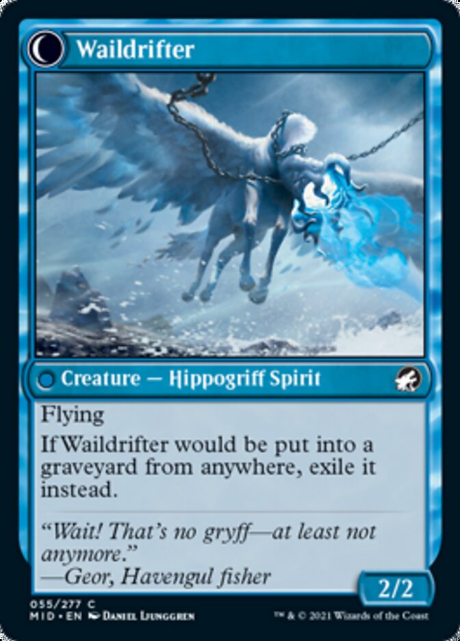 Galedrifter // Waildrifter [Innistrad: Midnight Hunt] Foil