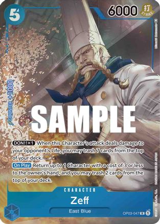 Zeff (Alternate Art) (OP03-047) - [Pillars of Strength] Foil