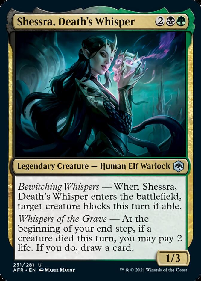 Shessra, Death's Whisper [Dungeons & Dragons: Adventures in the Forgotten Realms] Foil