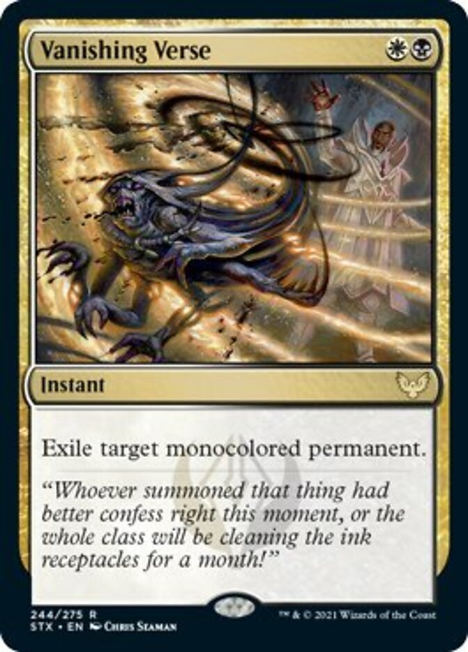 Vanishing Verse [Strixhaven: School of Mages] Foil