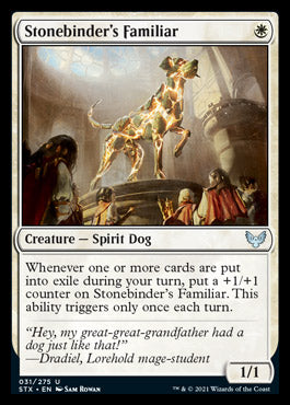 Stonebinder's Familiar [Strixhaven: School of Mages] Foil