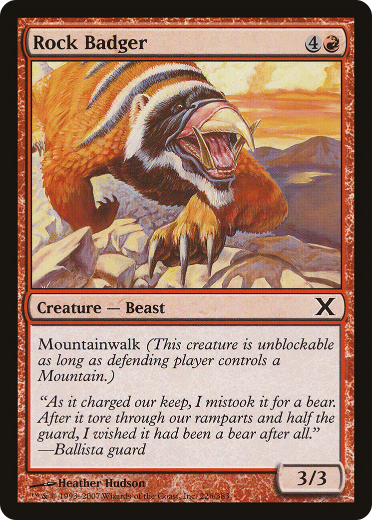 Rock Badger  [Tenth Edition]