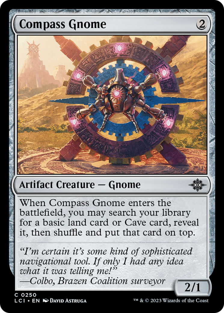 Compass Gnome [The Lost Caverns of Ixalan] Foil