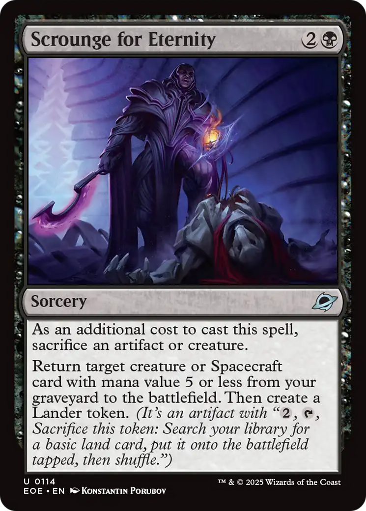 Scrounge for Eternity [Edge of Eternities] Foil