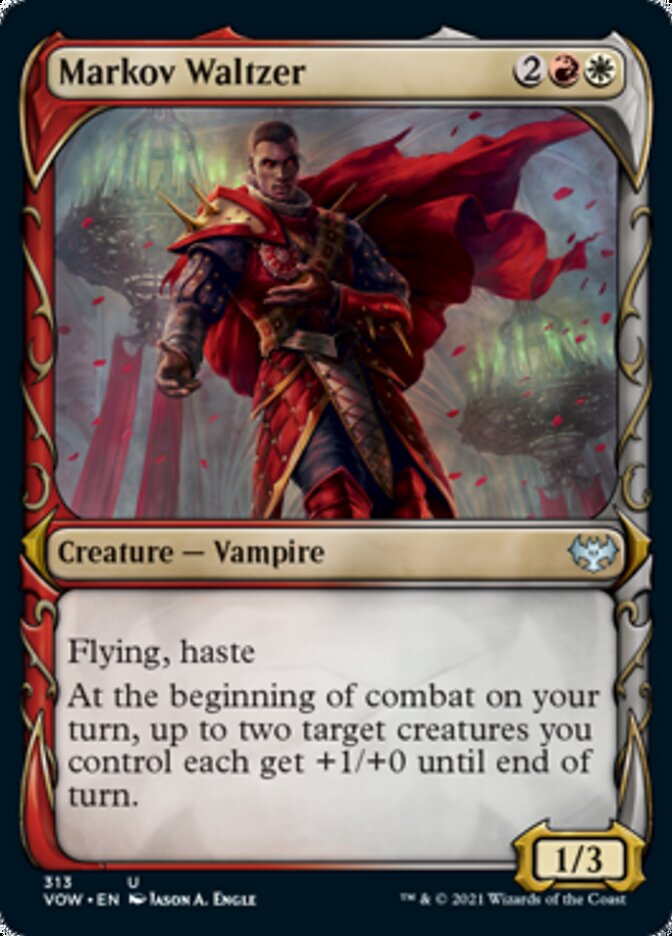 Markov Waltzer (Showcase Fang Frame) [Innistrad: Crimson Vow] Foil