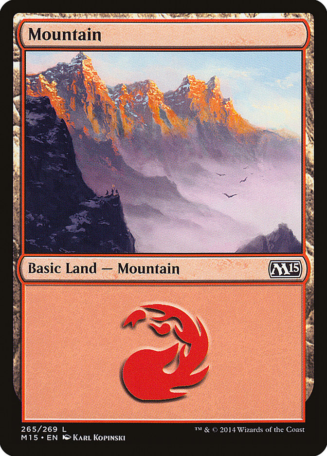 Mountain (265) [Magic 2015] Foil