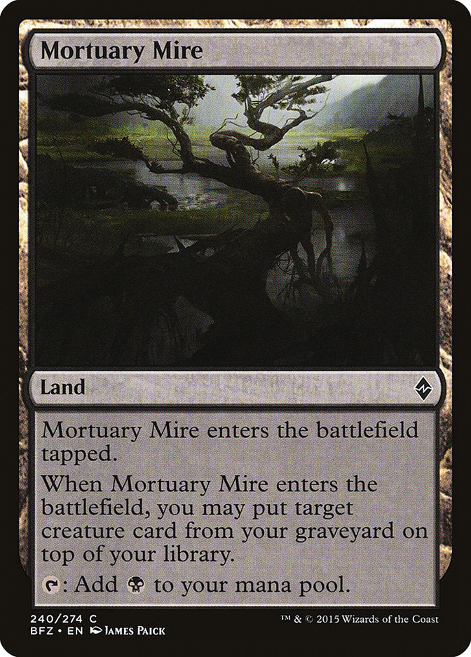 Mortuary Mire [Battle for Zendikar] Foil