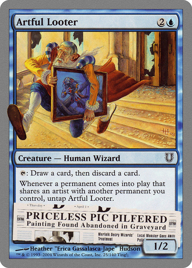 Artful Looter [Unhinged] Foil