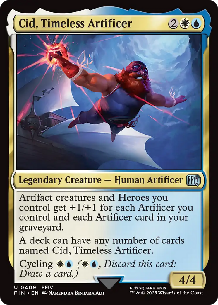 Cid, Timeless Artificer (0409) [FINAL FANTASY] Foil
