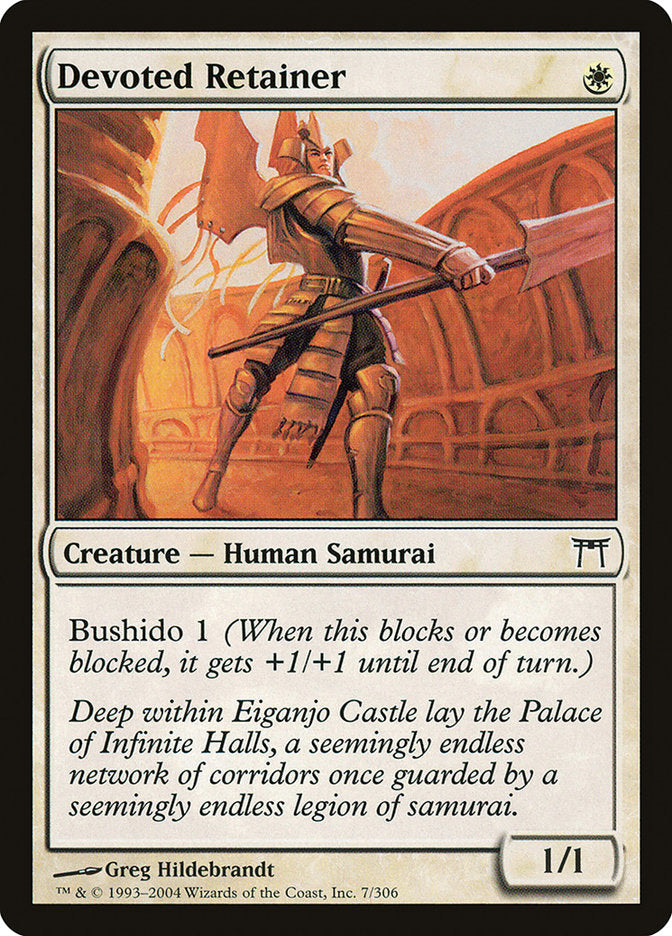 Devoted Retainer [Champions of Kamigawa] Foil