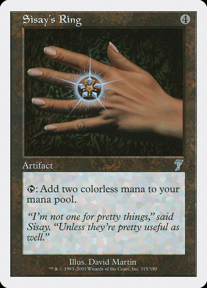 Sisay's Ring [Seventh Edition] Foil