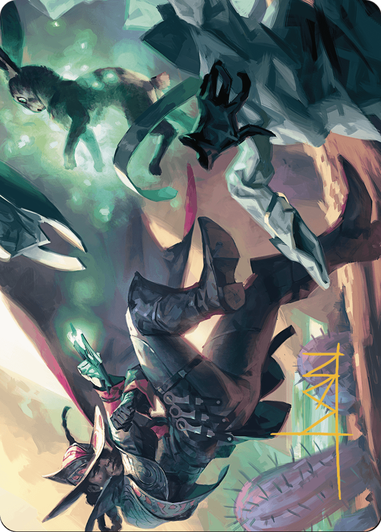 Metamorphic Blast // Metamorphic Blast  [Outlaws of Thunder Junction Art Series] (Borderless)