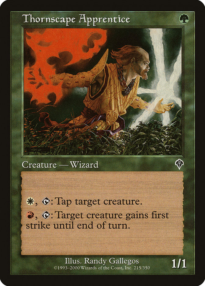 Thornscape Apprentice [Invasion] Foil