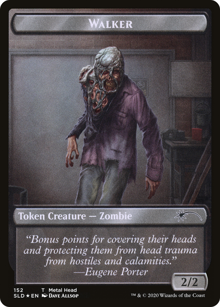 Walker (Metal Head // Treasure) Double-sided Token  [Secret Lair Drop] Foil
