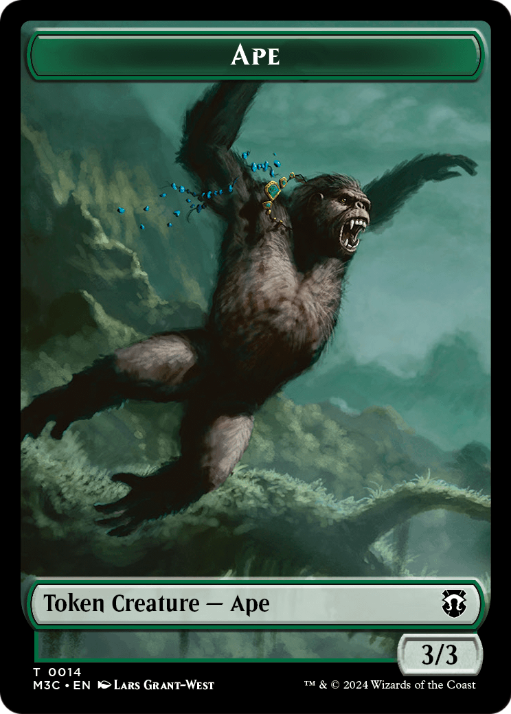 Ape  [Modern Horizons 3 Commander Tokens] Foil