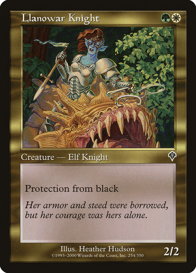 Llanowar Knight [Invasion] Foil