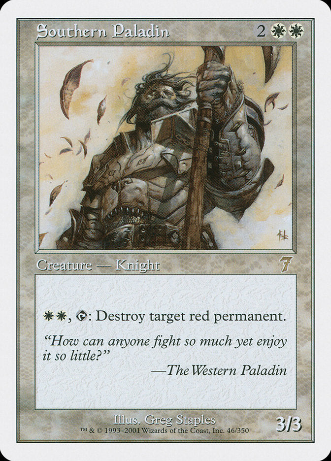 Southern Paladin [Seventh Edition] Foil
