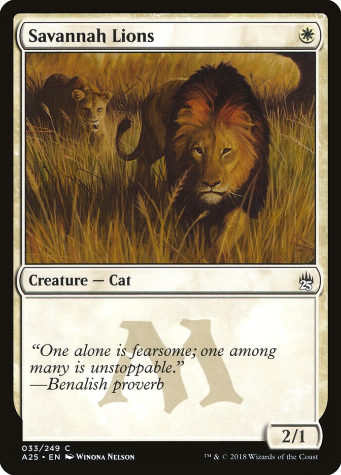 Savannah Lions [Masters 25] Foil