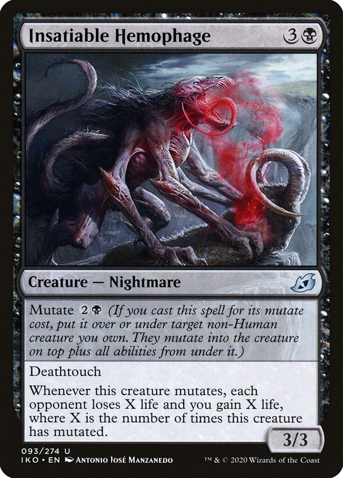 Insatiable Hemophage [Ikoria: Lair of Behemoths] Foil