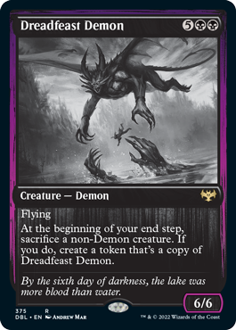 Dreadfeast Demon [Innistrad: Double Feature] Foil