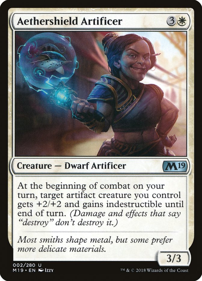 Aethershield Artificer [Core Set 2019] Foil