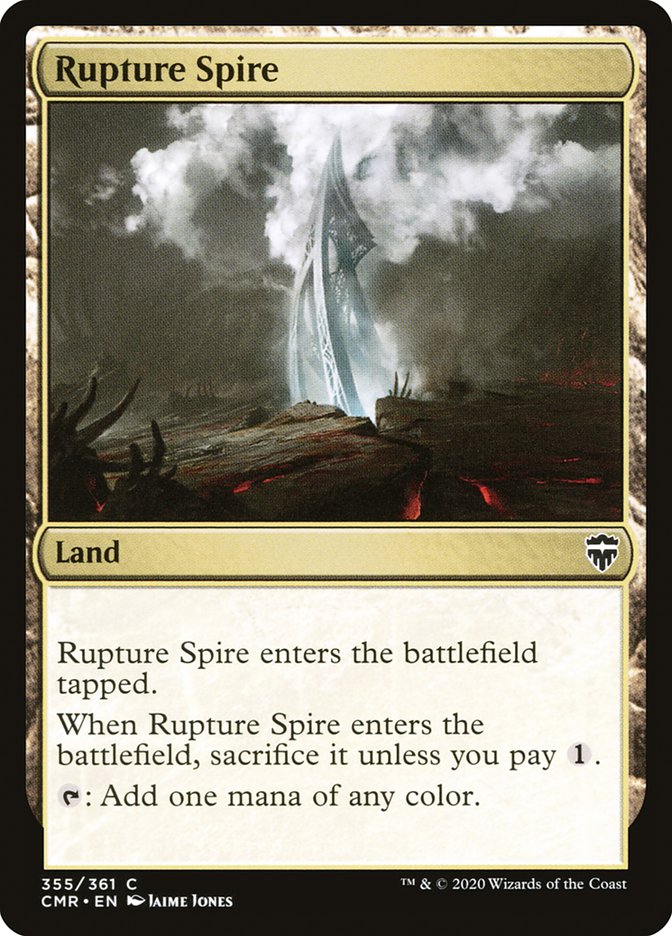 Rupture Spire (355) [Commander Legends] Foil