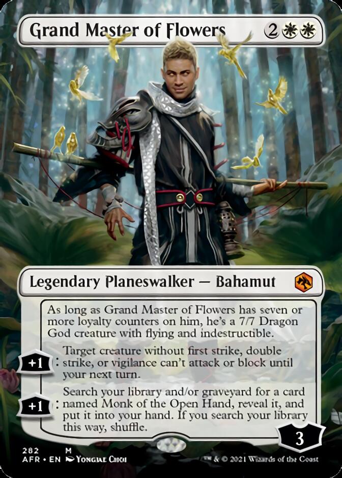 Grand Master of Flowers (Borderless) [Dungeons & Dragons: Adventures in the Forgotten Realms] Foil