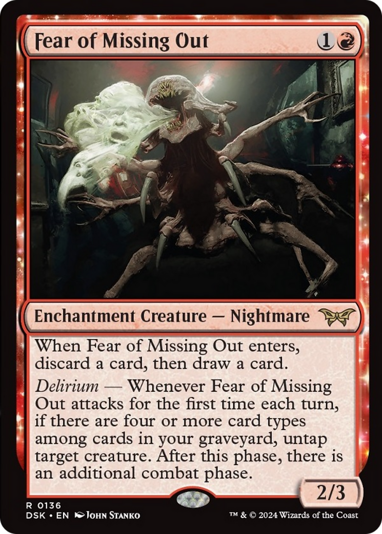 Fear of Missing Out [Duskmourn: House of Horror] Foil