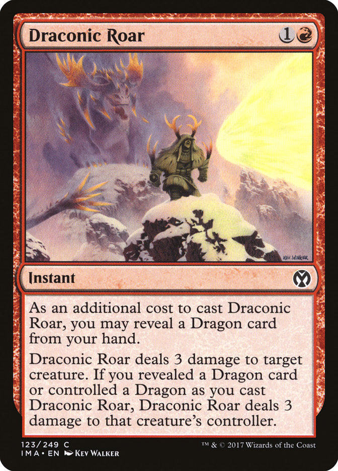 Draconic Roar [Iconic Masters] Foil