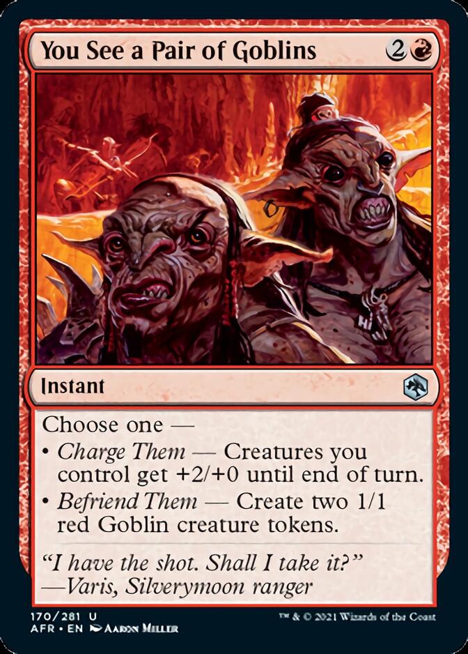 You See a Pair of Goblins [Dungeons & Dragons: Adventures in the Forgotten Realms] Foil