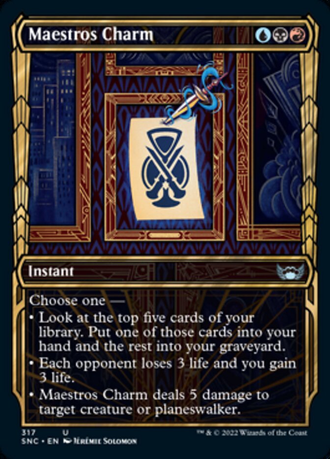Maestros Charm (Showcase Golden Age) [Streets of New Capenna] Foil