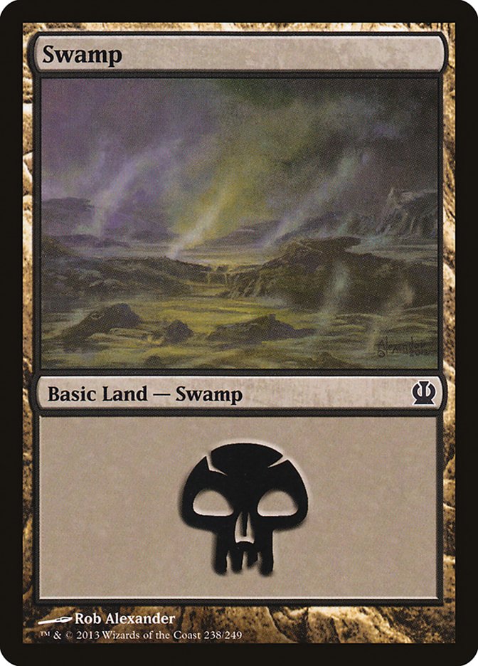 Swamp (238) [Theros] Foil