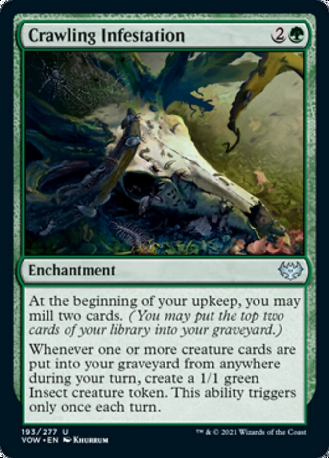 Crawling Infestation [Innistrad: Crimson Vow] Foil