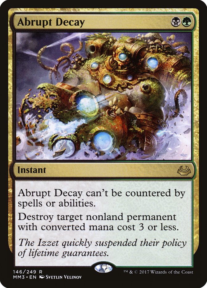 Abrupt Decay [Modern Masters 2017] Foil