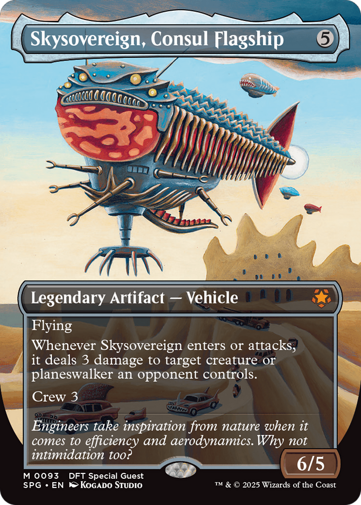 Skysovereign, Consul Flagship (Borderless) [Aetherdrift Special Guests] Foil