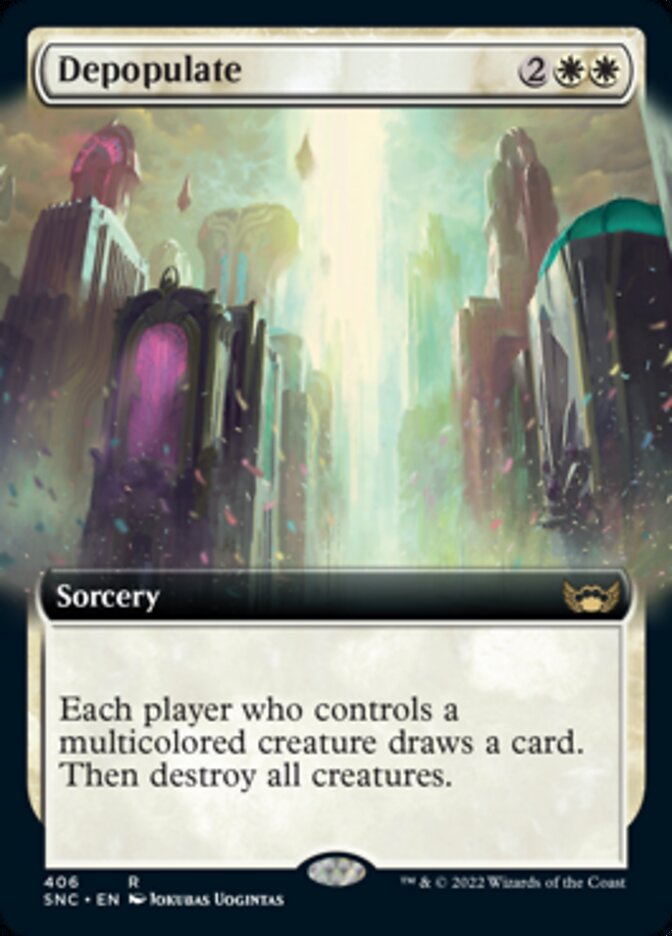 Depopulate (Extended Art) [Streets of New Capenna] Foil