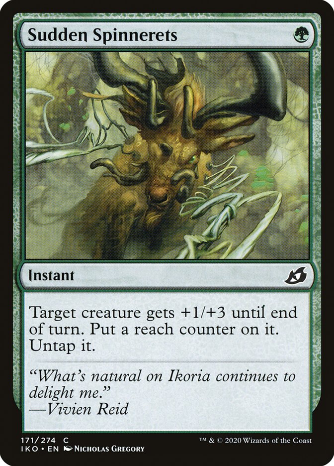 Sudden Spinnerets [Ikoria: Lair of Behemoths] Foil