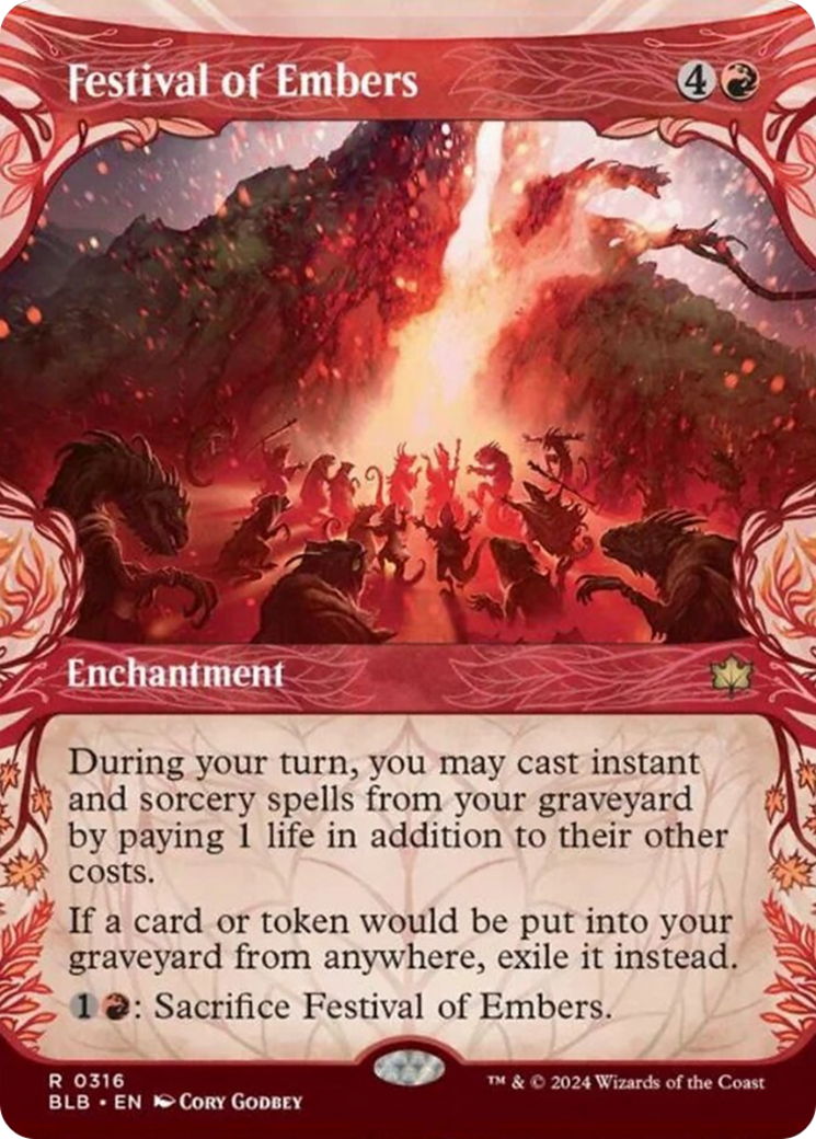 Festival of Embers (Showcase) [Bloomburrow] Foil